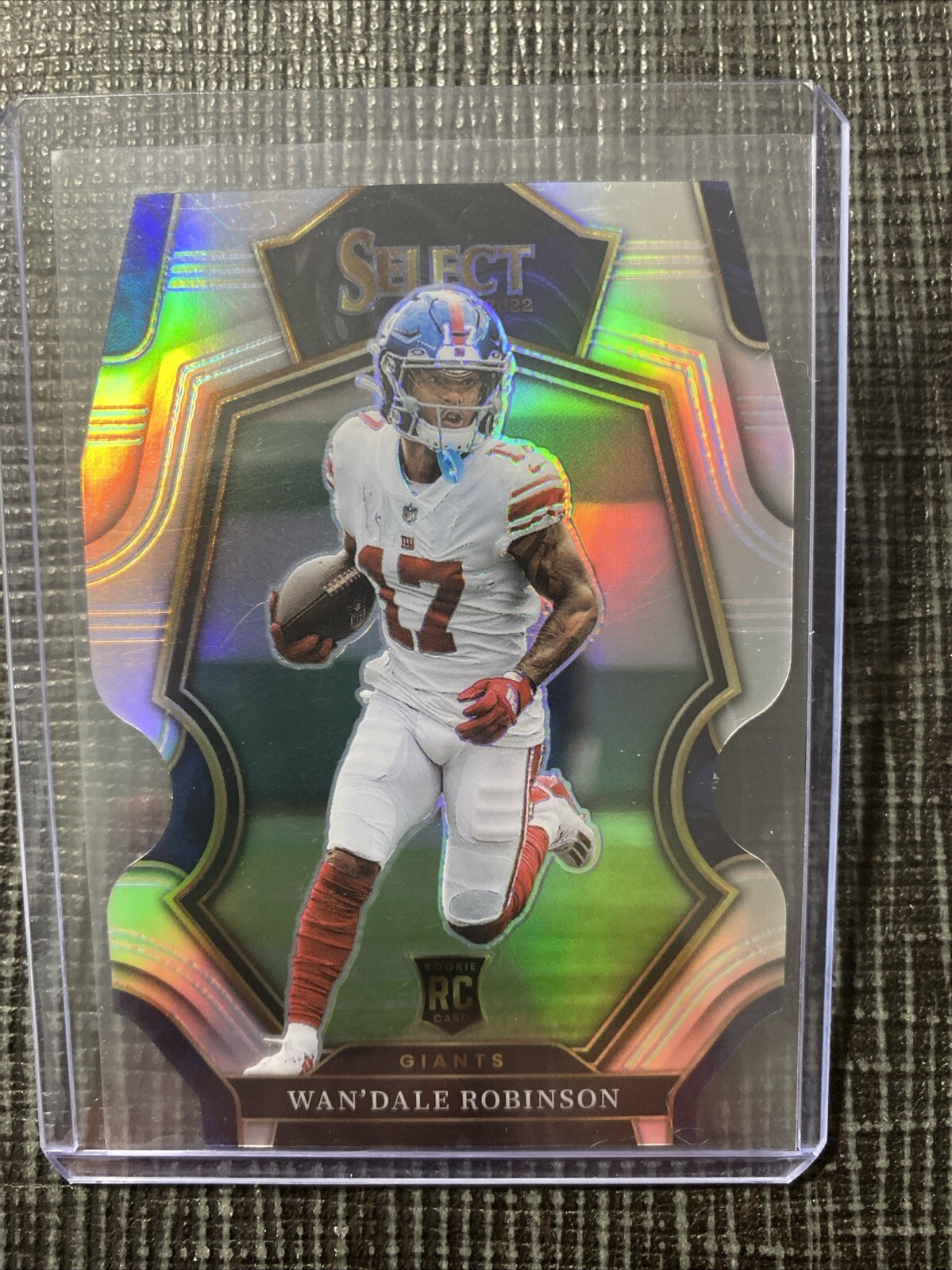 2022 Wan’dale Robinson Select Premier Level Silver Prizm Die Cut RC #174