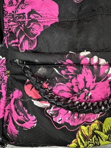 Victoria's Secret Bombshell Wildflower Backpack Floral Crown Charm Great Cond - Picture 2 of 8