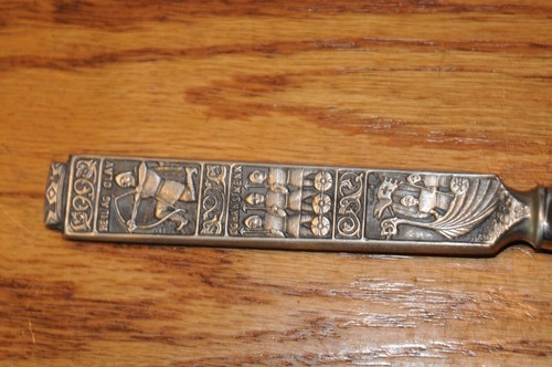 Hardanger KONGE TINN Steak Knife Pewter Norway Viking Norwegian Flatware Mint... - 第 7/10 張圖片