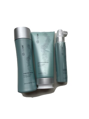 NuSkin ageLOC Scalp and Hair System Kit: Shampoo/Conditioner/Serum New Sealed