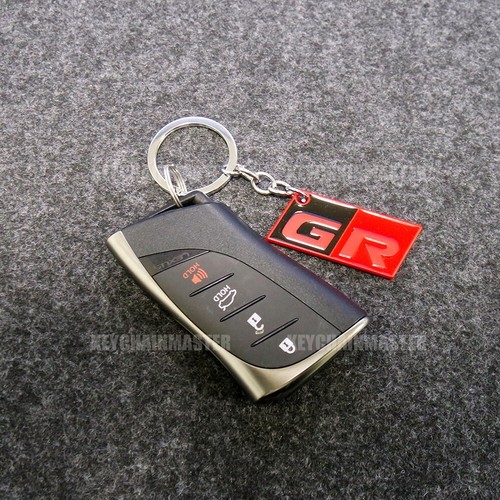 3D GR Racing Sport Logo Alloy Car Home Key Nameplate Keychain Ring Decorate Gift - Picture 4 of 4