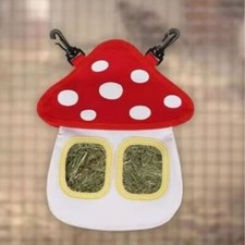 Mushroom Shaped Rabbit Feeding Bag Rabbit Hay Feeder Bag  Small Animals