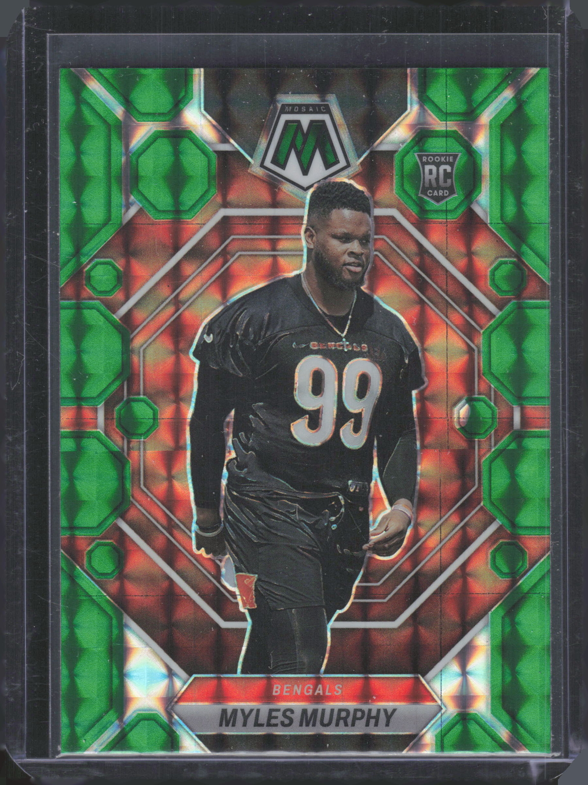 2023 Panini Mosaic Mosaic Green #351 Myles Murphy RC