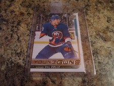 2018-19 UPPER DECK # 208 MICHAEL DAL COLLE YOUNG GUNS ROOKIE RC ISLANDERS