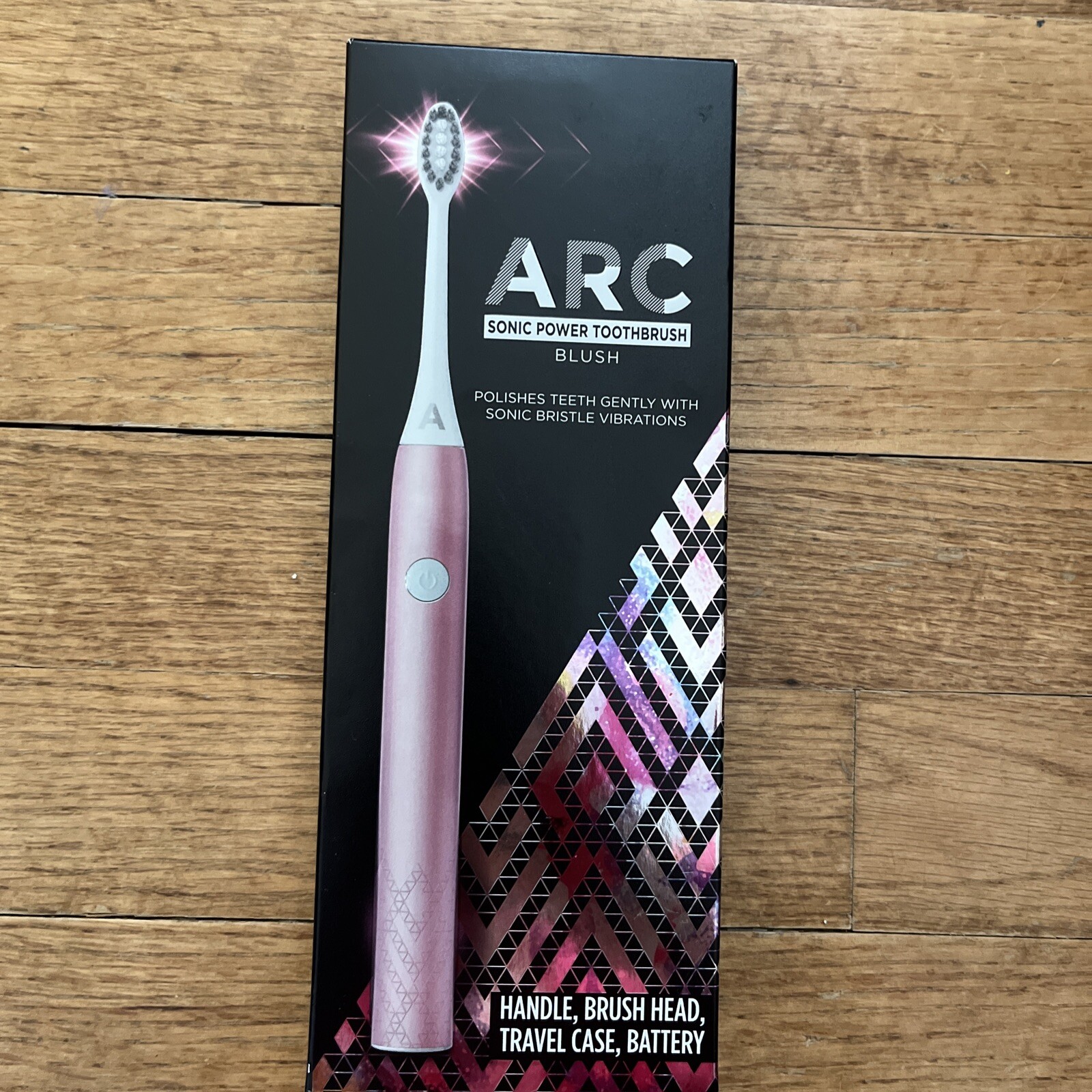 ARC Metal Sonic Power Toothbrush + Travel Case Pink New In Box eBay