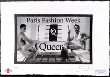 Queer, Paris Fashion Week, Limited Edition 22'x15'x Signed Fairchild Paris