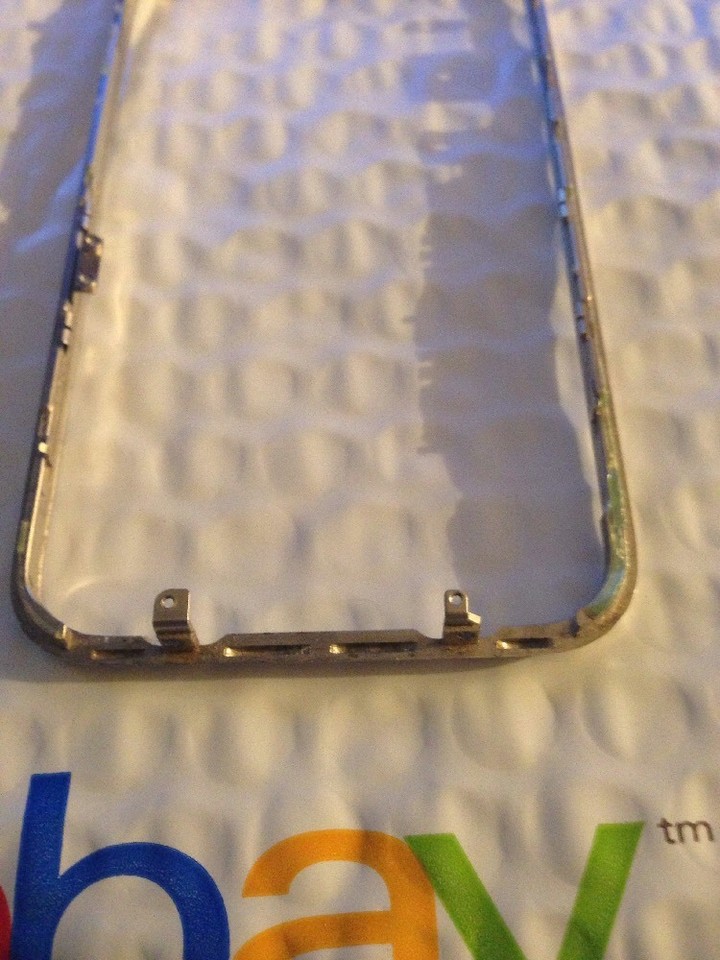 Apple iPhone 3G 3GS Chrome Mid Frame Middle Bezel Chrome Frame | eBay