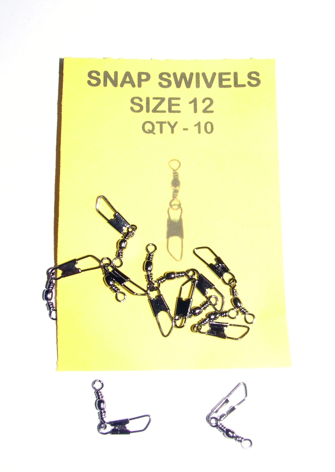 Snap Swivels Size 12 Pack 10 Carp, Catfish, Pike, Sea Fishing etc eBay