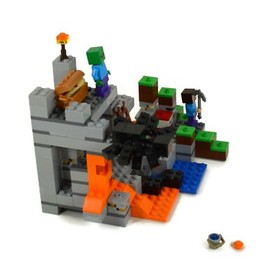 LEGO Minecraft The Cave Set 21113 Complete with Instructions No Box