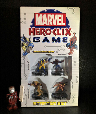 HeroClix Marvel Starter Set 6 Figuren Neu OVP WizKids WK Games MISB Wolverine 