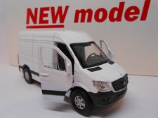TOY CAR MERCEDES SPRINTER VAN WHITE MODEL BOY GIRL DAD BIRTHDAY GIFT PRESENT NEW