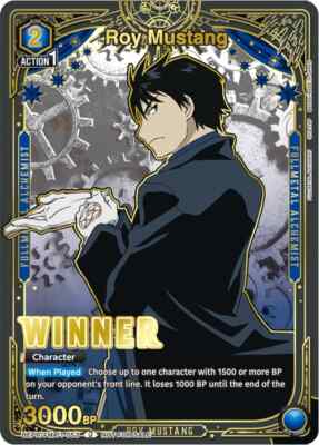 Roy Mustang Alternate Art Winner Foil - UEPR /FMA-1-053 NM - Union Arena