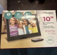 Aluratek 10" Digital Photo Frame - Black