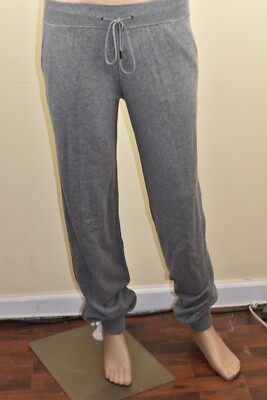 NWT DOLCE GABBANA GRAY CASHMERE GLITTER TRIM POCKETS JOGGER PANTS M ITALY