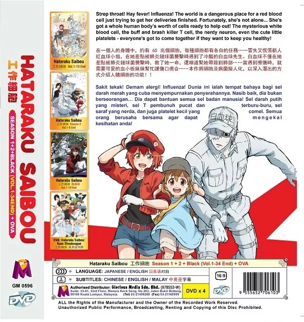 HATARAKU SAIBOU : KAZE SHOUKOUGUN - COMPLETE ANIME MOVIE DVD BOX