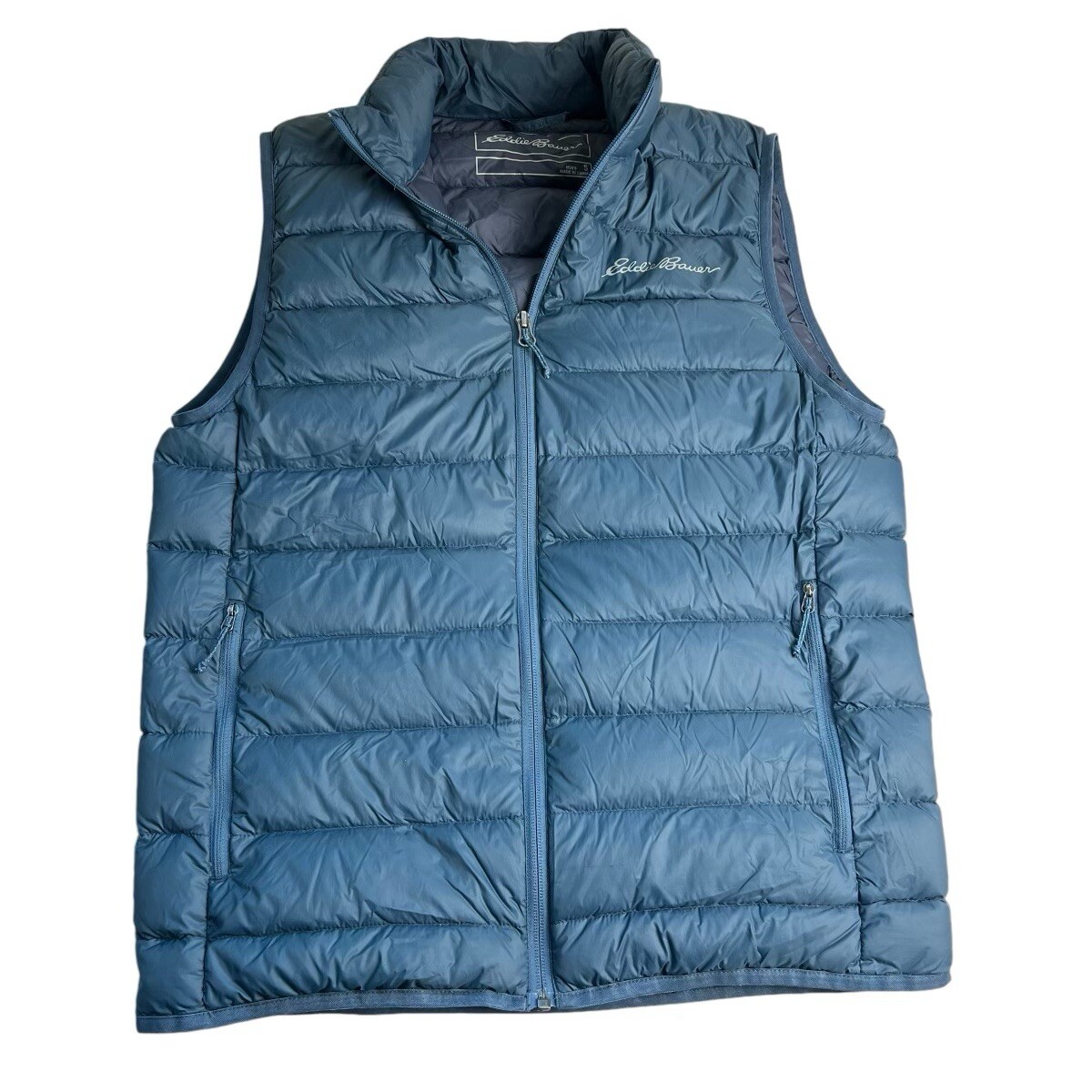 Eddie Bauer Mens Small Puffer Vest with Premium Goose Down
