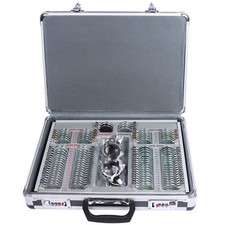 104PCS Optical Optometry Trial Lens Set Metal Rim Aluminum Case
