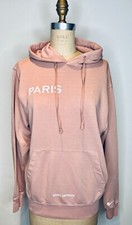 NUEVO SIN ETIQUETAS NIKE PARIS SAINT GERMAIN JERSEY ROSA NUDE SUDADERA CON CAPUCHA*MUJER S