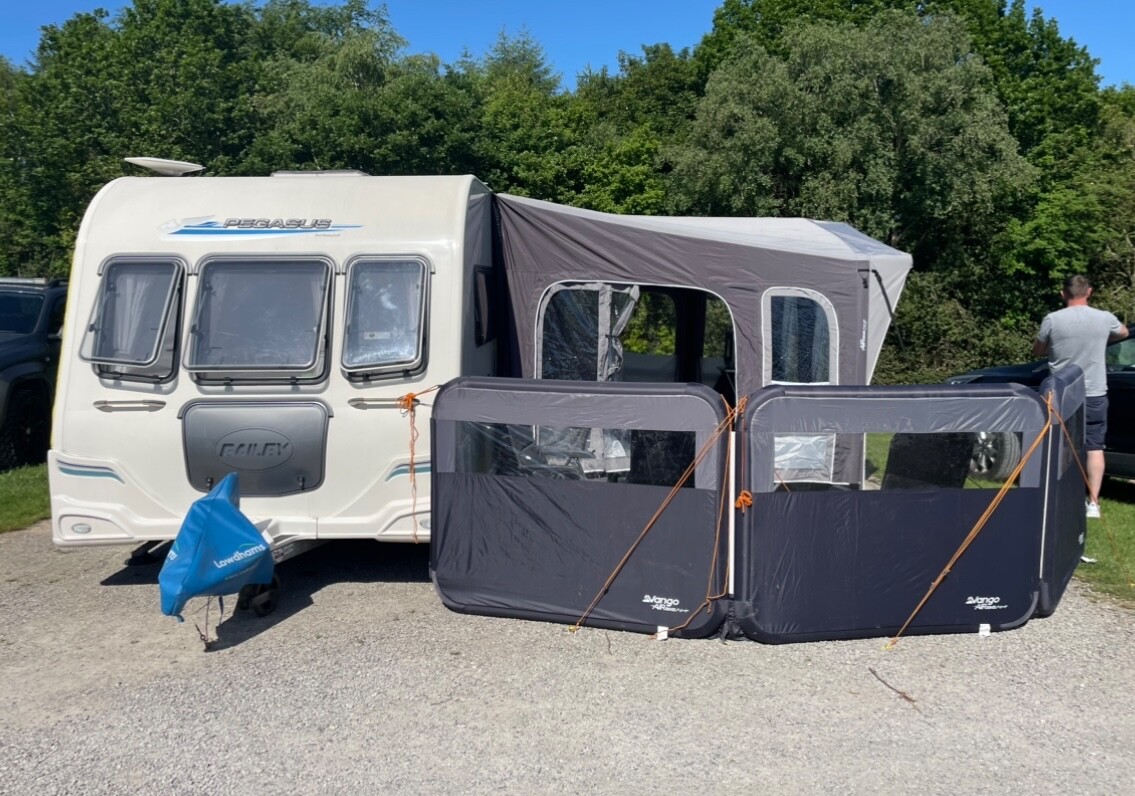 bailey Pegasus 514 touring Caravan with 2 awnings plus everything you