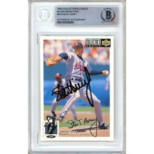 Steve Avery Signed 1994 Collectors Choice Silver #44 Braves Beckett BAS Auto
