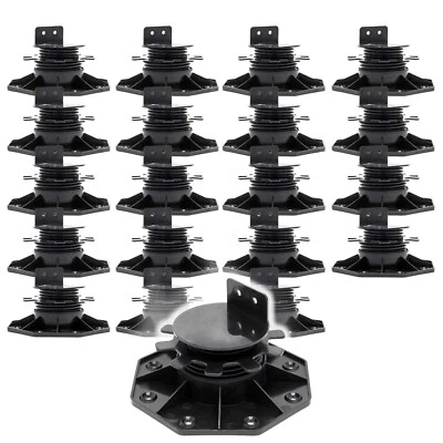 XPOtool Set 20 supporti pavimenti sopraelevati Regolabili 33-64mm Decking