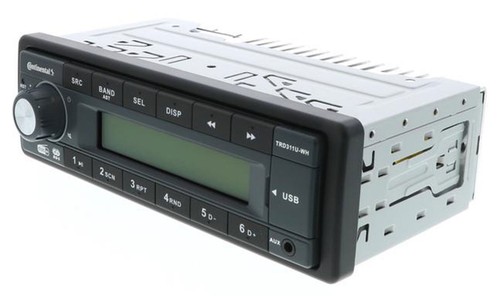 Continental MP3 AUX USB DAB 1DIN Autoradio für Fiat Multipla 186 1999-2010 grau - Bild 7 von 9