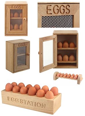 EIERHALTER FASST 12 EIER AUFBEWAHRUNG KÜCHE STÄNDER REGAL EIER STATION SCHRANK KABINE