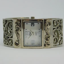 VIVANI K1576S Filigree Bracelet Quartz Women's Watch Sz. 6 1/4" New Battery