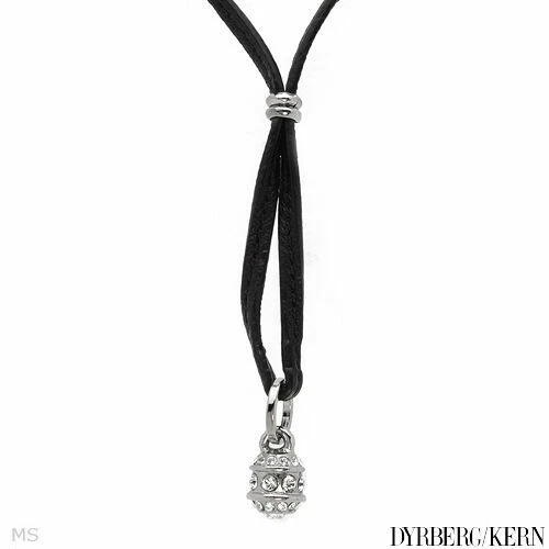 Dyrberg/Kern Black Leather Fashion Jewelry