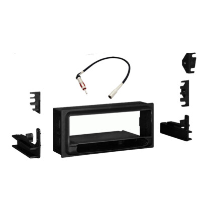 Fits GMC Sierra 95-98 Single DIN Aftermarket Harness Radio Install Dash Kit