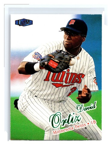 1998 Ultra #405 David Ortiz Twins HOF RARE ROOKIE RC | eBay