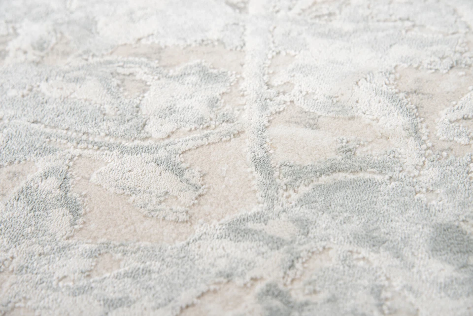 Rizzy Rugs Beige Scrolls Bulbs Vines Leaves Contemporary Area Rug Floral CHS102 - Image 4 of 4