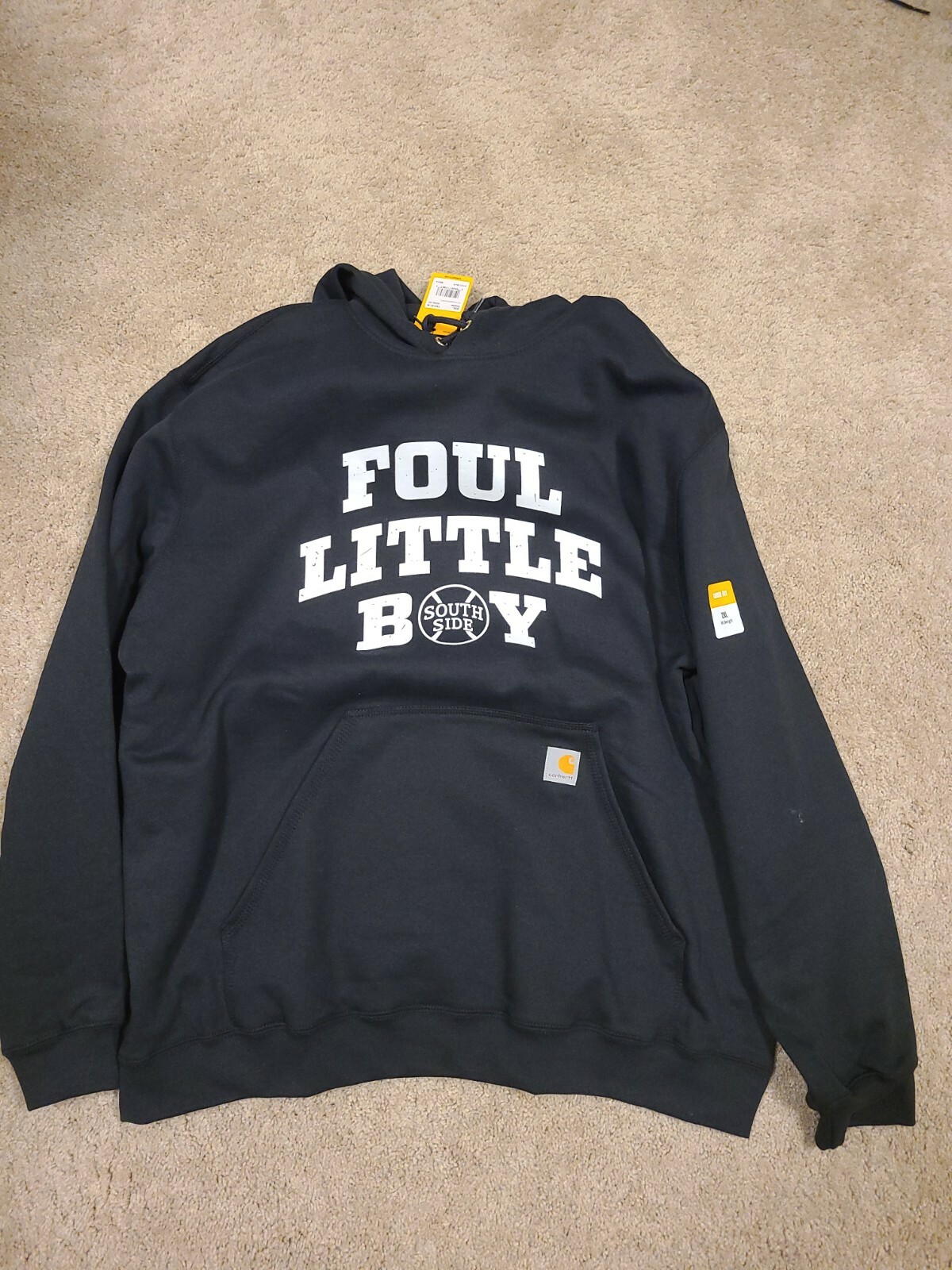 NEW Barstool Sportsbook Foul Little Boy Hoodie Carhartt 2XL Sports