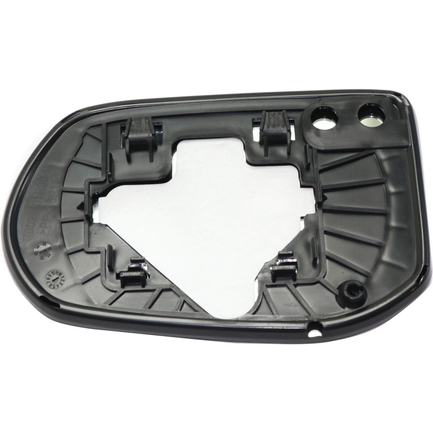 Convex Mirror Mirror Glass Right Passenger Side Fit For 2006-2011 Honda Civic, RH Replacement Rearview Convex Glass, Non Heated Including Full Adhesive Non Glass Mirror - Foto 3