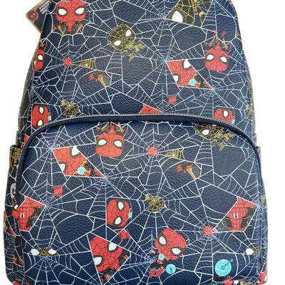 Marvel MINI Backpack Spider-Man Blue Multi-Color 11