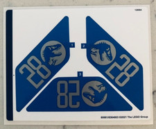 LEGO STICKER SHEET for 76942 Baryonyx Dinosaur Boat Escape, New  Genuine 