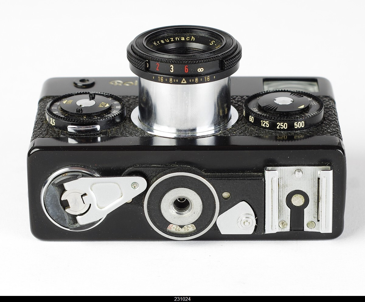 Black Rollei 35 With Lens Schneider S-Xenar 3,5/40mm With Case