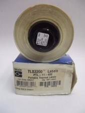 Brady PTL-11-400 Portable Thermal Labels for TLS2200 500Pk 18345