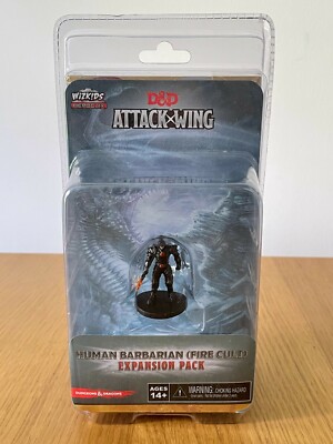 D&D Dungeons & Dragons Attack Wing: Human Barbarian (Fire Cult) Expansion Pack