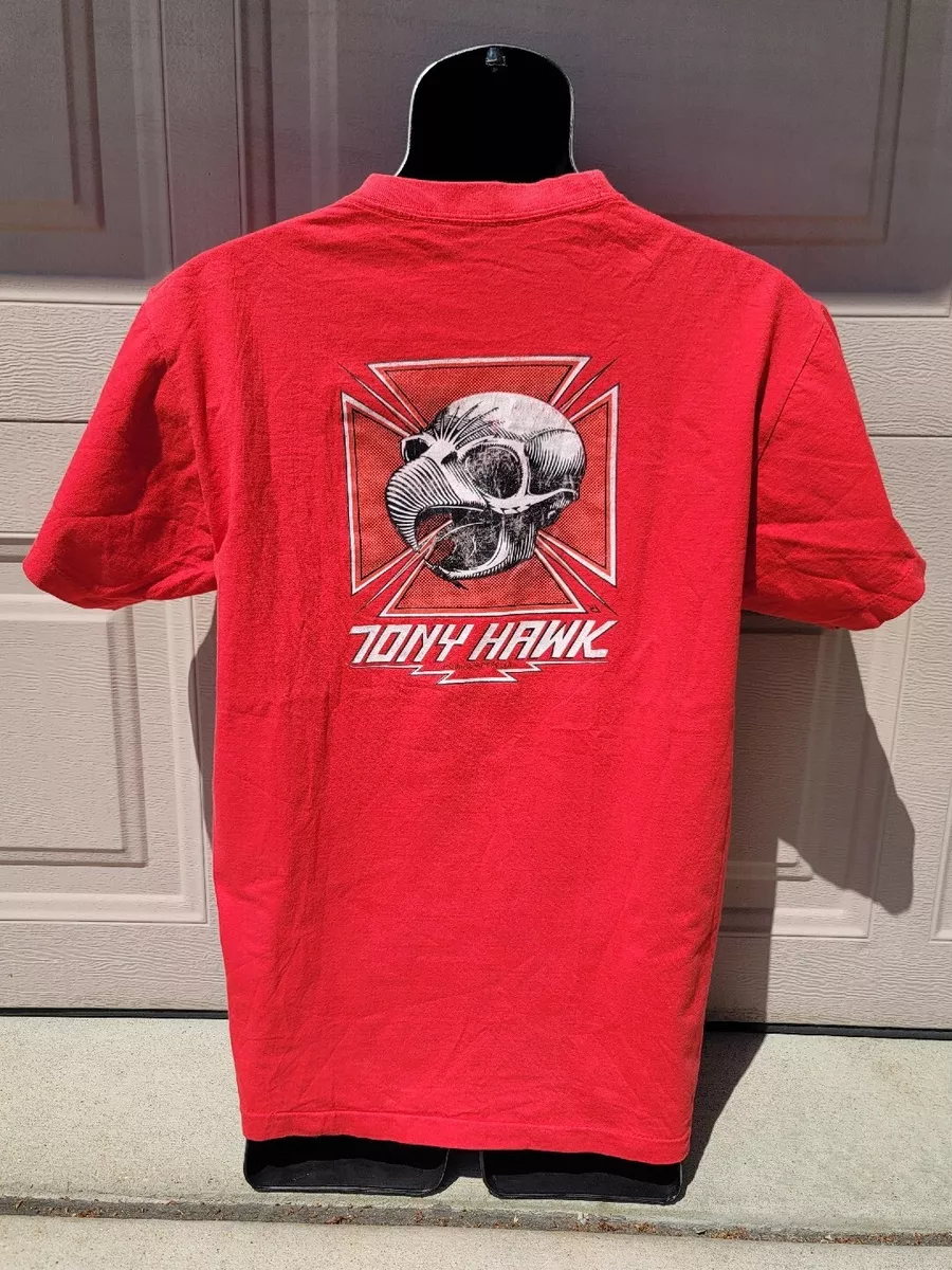 Vintage 80's Powell Peralta Tony Hawk Skateboard T Shirt Rare OG