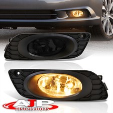 Smoked Driving Fog Lights Lamps Bezel Bulbs Harness For 2012 Honda Civic Sedan