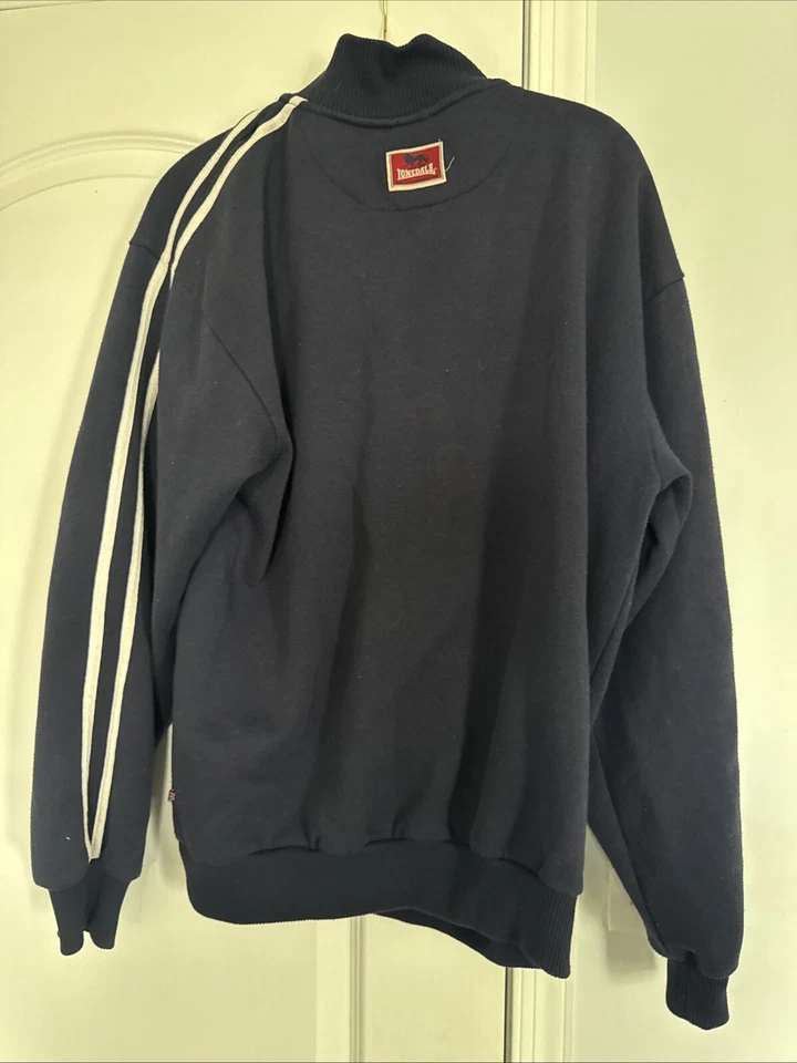 Ropa deportiva 90S Vintage Lonsdale London Cremallera Ropa deportiva Sudadera Chaqueta Foto 3 de 4