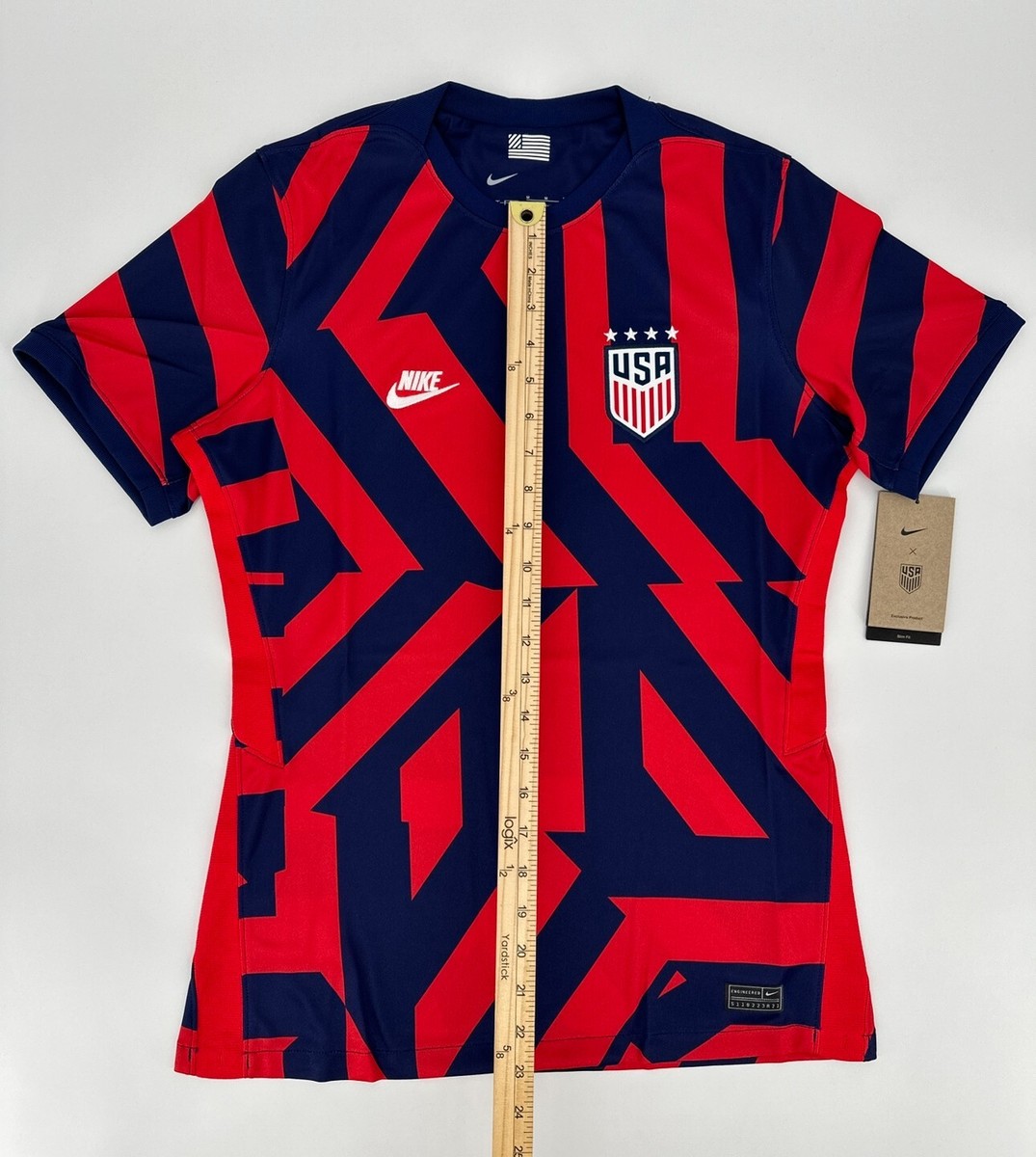 Nike USA Soccer Jersey Women's Medium USWNT National Team Slim Fit