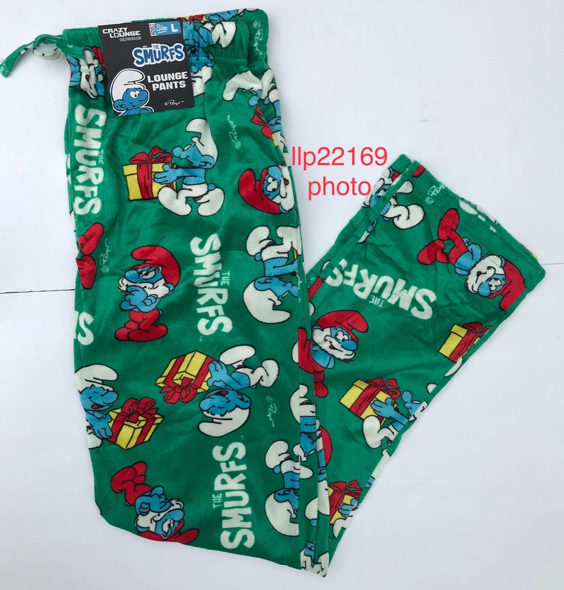 Smurf pajama pants hot sale