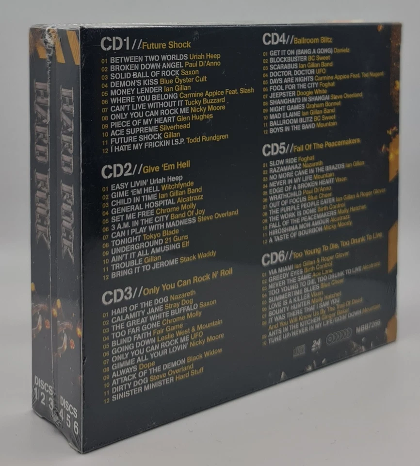 HARD ROCK-BOX - URIAH HEEP/GLEN HUGHES/NAZARETH/SAXON/GILLAN/UFO/+  6 CD NEU OVP - Bild 4 von 4