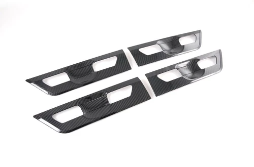 4pcs Carbon Fibre Pattern Door Handle Bowl Scratch Cover Kia Carnival KA4 2021+