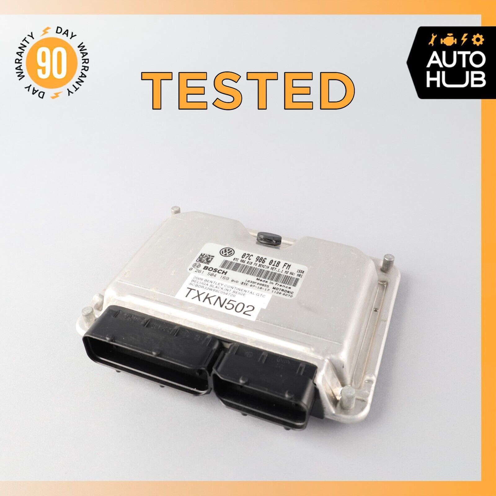 2008 Bentley Continental GTC Flying Spur 6.0L W12 Engine Control Module ECU OEM