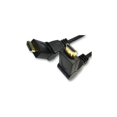Cavo HDMI 3 Metri Con Connettori Placcati Oro E Testina Girevole, Supporto Ethernet E 3D