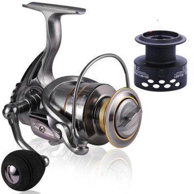 Spinning Fishing Reels 5.5:1 High Speed Gear Ratio Top Fishing Coil Metal Spool