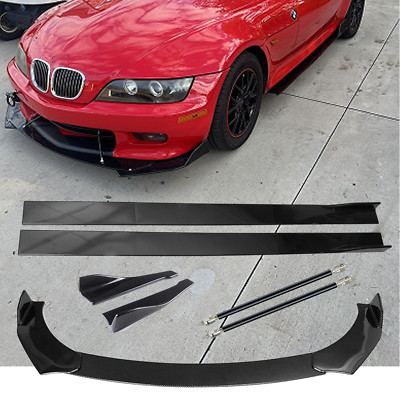 For BMW Z3 Front Lip Chin Bumper Body Kit Side Skirt Strut Rods Carbon ...